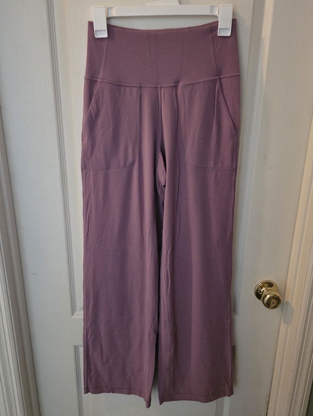 Lululemon Wide-Leg Active Pants in Dusty Mauve